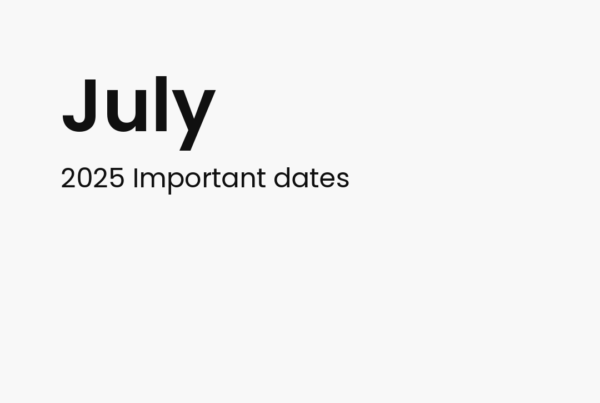 July important text deadlines image.